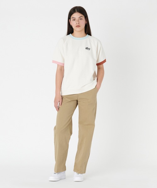 Levi's(リーバイス)の「Levi's/リーバイス グラフィック クルーネック スウェット半袖シャツ ホワイト COUNTRY CLUB(スウェット・レディース・マルチ・M/S/XS)」の4枚目の写真