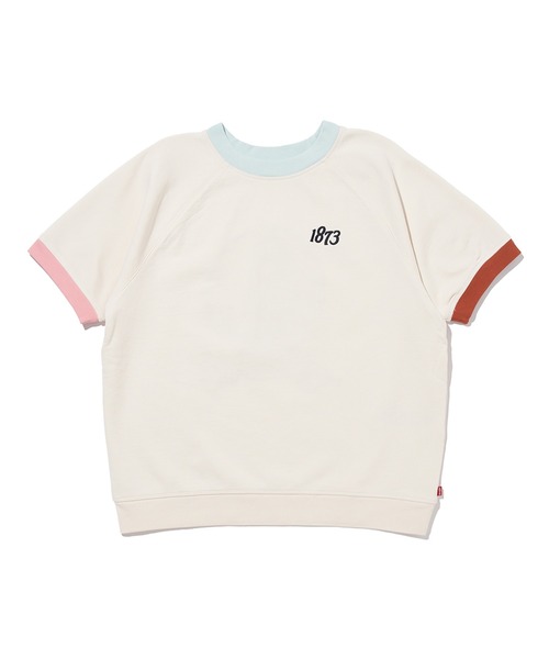 Levi's(リーバイス)の「Levi's/リーバイス グラフィック クルーネック スウェット半袖シャツ ホワイト COUNTRY CLUB(スウェット・レディース・マルチ・M/S/XS)」の8枚目の写真
