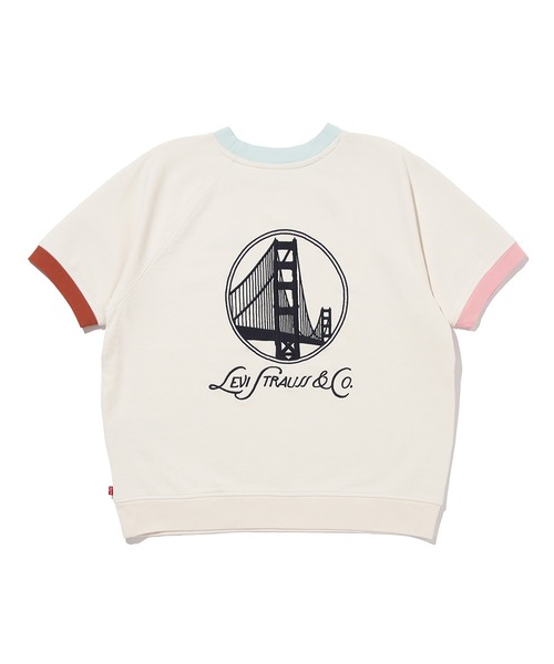 Levi's(リーバイス)の「Levi's/リーバイス グラフィック クルーネック スウェット半袖シャツ ホワイト COUNTRY CLUB(スウェット・レディース・マルチ・M/S/XS)」の9枚目の写真
