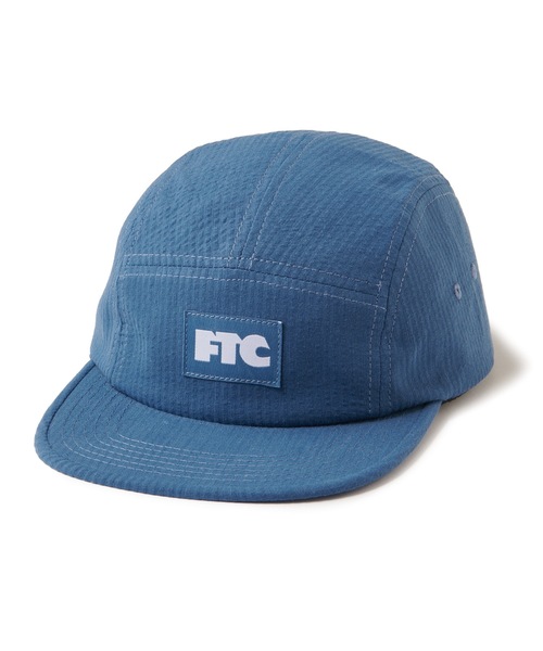 FTC（エフティーシー）の「SEERSUCKER CAMP CAP（キャップ・メンズ・キャメル/ブラック/ブルー・FREE）」の3枚目の写真