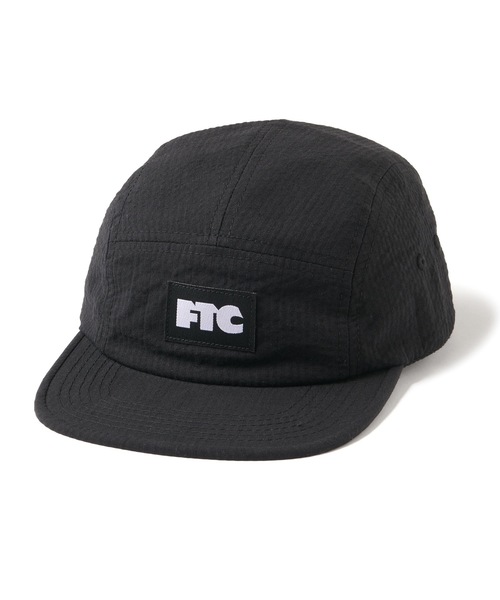 FTC（エフティーシー）の「SEERSUCKER CAMP CAP（キャップ・メンズ・キャメル/ブラック/ブルー・FREE）」の2枚目の写真