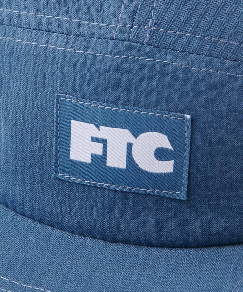 FTC（エフティーシー）の「SEERSUCKER CAMP CAP（キャップ・メンズ・キャメル/ブラック/ブルー・FREE）」の6枚目の写真