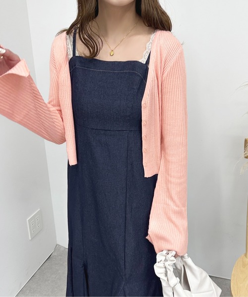 apres jour(アプレジュール)の「デニムマーメイドキャミワンピース【ZOZOTOWN限定アイテム】(ワンピース・レディース・インディゴブルー/ブラック・フリー/X-LARGE)」の15枚目の写真