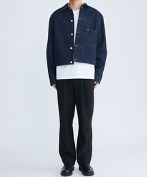 URU TRUCKER JACKET TYPE A 2023 Levi\u0027s® TRUCKER JACKET - Denim jacket - skyline⁄blue denim