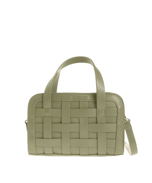 LAGUNAMOON(ラグナムーン)の「ニッティングハンドショルダーバッグ(ショルダーバッグ・レディース・アイボリー/カーキ/ブラック・FREE)」の12枚目の写真