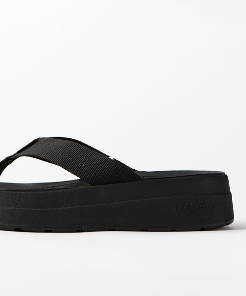 MALIBU SANDALS(マリブサンダルズ)の「MALIBU SANDALS / "SURFRIDER PLATFORM" サンダル(サンダル・レディース・ブラック/ホワイト・5/6/7/8/9/10/11/4/6.5)」の8枚目の写真