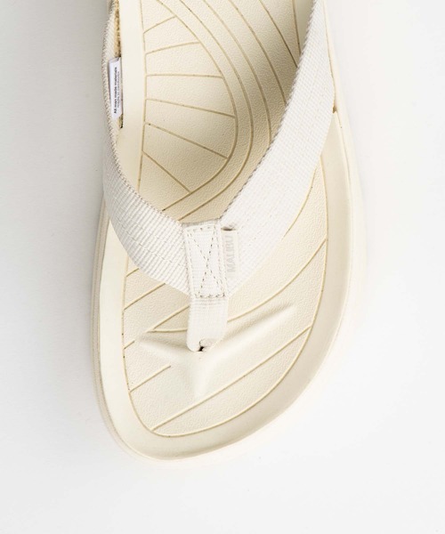 MALIBU SANDALS(マリブサンダルズ)の「MALIBU SANDALS / "SURFRIDER PLATFORM" サンダル(サンダル・レディース・ブラック/ホワイト・5/6/7/8/9/10/11/4/6.5)」の4枚目の写真