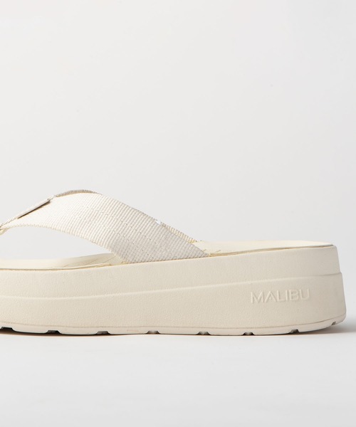 MALIBU SANDALS(マリブサンダルズ)の「MALIBU SANDALS / "SURFRIDER PLATFORM" サンダル(サンダル・レディース・ブラック/ホワイト・5/6/7/8/9/10/11/4/6.5)」の3枚目の写真