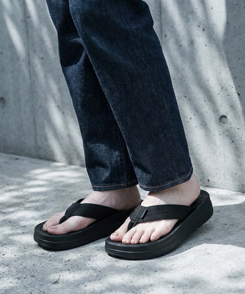MALIBU SANDALS(マリブサンダルズ)の「MALIBU SANDALS / "SURFRIDER PLATFORM" サンダル(サンダル・レディース・ブラック/ホワイト・5/6/7/8/9/10/11/4/6.5)」の12枚目の写真