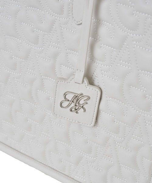 ANDGEEBEE（アンジービー）の「AGキルティングトートバッグ（トートバッグ・レディース・ブラック/アイボリー・FREE）」の5枚目の写真