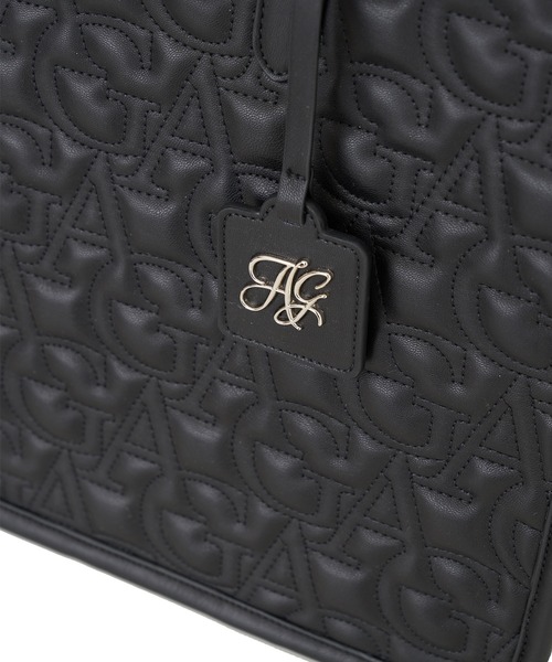 ANDGEEBEE（アンジービー）の「AGキルティングトートバッグ（トートバッグ・レディース・ブラック/アイボリー・FREE）」の16枚目の写真