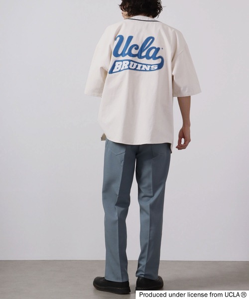 UCLA(ユーシーエルエー)の「UCLA ベースボールシャツ(シャツ/ブラウス・メンズ・ホワイト/グリーン/ネイビー/マスタード・L/M)」の16枚目の写真