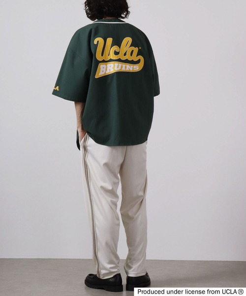 UCLA(ユーシーエルエー)の「UCLA ベースボールシャツ(シャツ/ブラウス・メンズ・ホワイト/グリーン/ネイビー/マスタード・L/M)」の21枚目の写真