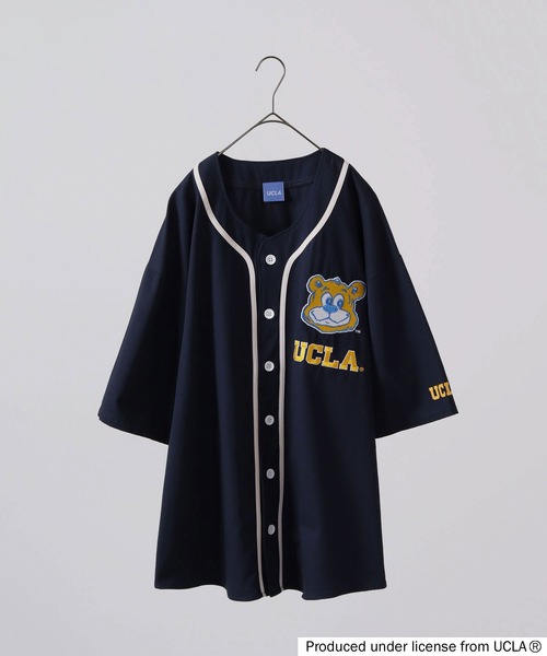 エーライフ　alife ネイビー ベースボールシャツ L bc6aa7c9ddd793c581d8c190a8ed7e