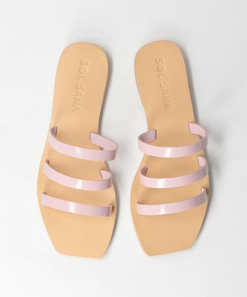 SOL SANA（ソルサナ）の「＜SOL SANA＞SONNY スライダー サンダル（サンダル・レディース・ライトピンク/ゴールド・37/38/36）」の8枚目の写真