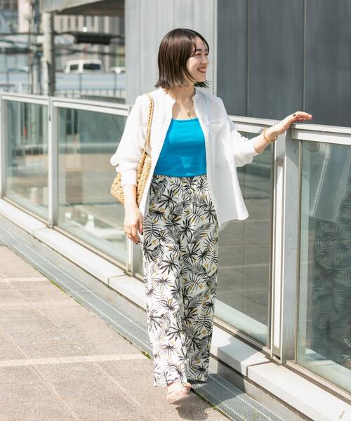 ITEMS URBANRESEARCH（アイテムズ アーバンリサーチ）の「リップルバッククロスキャミソール（キャミソール・レディース・ブラック/グレー系その他/レッド/ホワイト/ブルー系その他・FREE）」の10枚目の写真