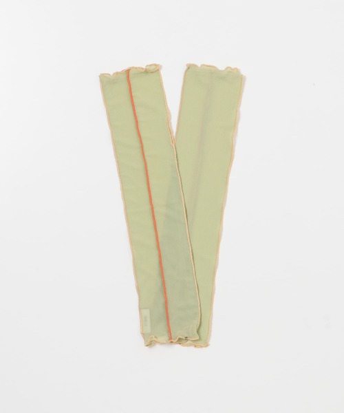 SMELLY（スメリー）の「シアーメローアームカバー（アームカバー・レディース・ブルー/ホワイト/ミント・-）」の9枚目の写真