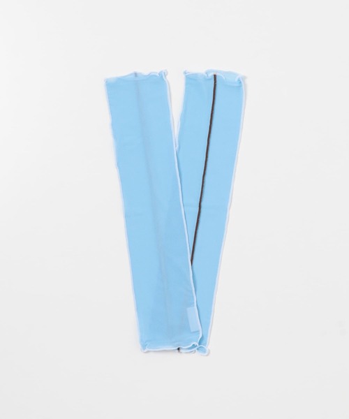 SMELLY（スメリー）の「シアーメローアームカバー（アームカバー・レディース・ブルー/ホワイト/ミント・-）」の17枚目の写真