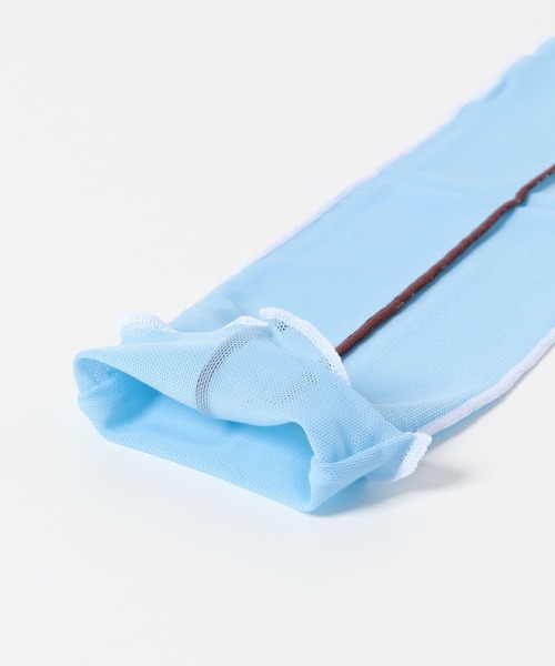 SMELLY（スメリー）の「シアーメローアームカバー（アームカバー・レディース・ブルー/ホワイト/ミント・-）」の15枚目の写真