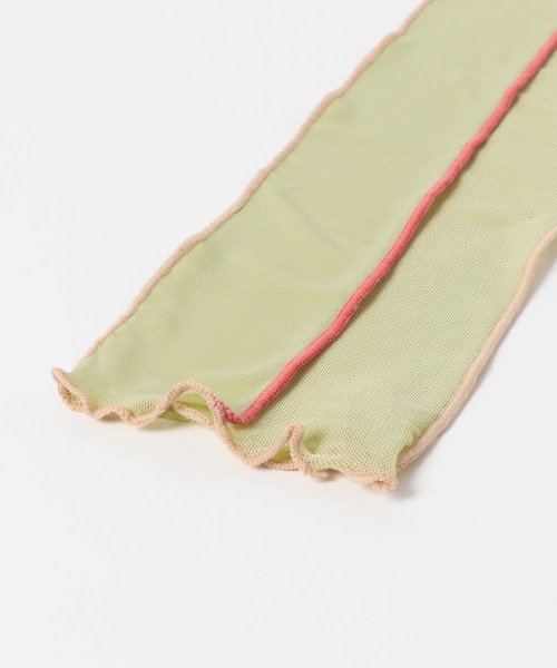 SMELLY（スメリー）の「シアーメローアームカバー（アームカバー・レディース・ブルー/ホワイト/ミント・-）」の11枚目の写真