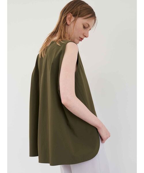 【セール】Vネックタックブラウス【セットアップ可能】（シャツ/ブラウス）｜ELENDEEK（エレンディーク）