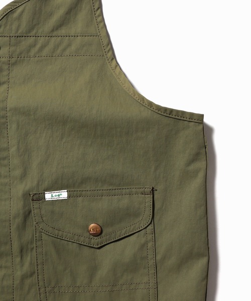 Lee（リー）の「Lee/リー WHIZIT VEST ベスト（ベスト・キッズ・カーキ/インディゴブルー/ベージュ・130/140）」の6枚目の写真