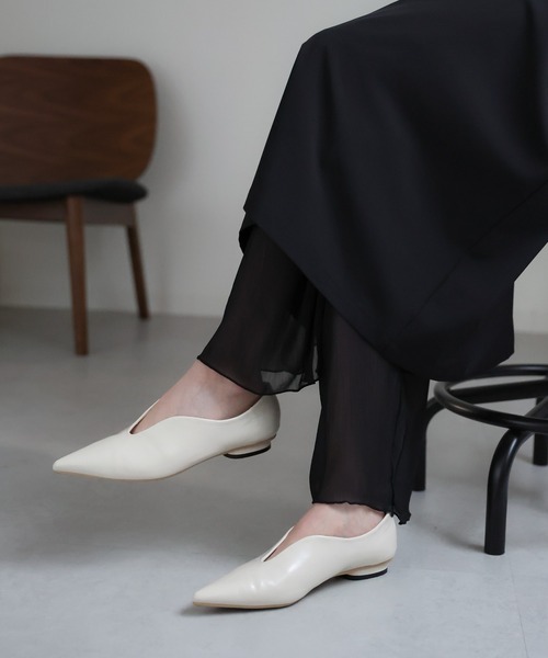 sakishimatokyo（サキシマトーキョー）の「シアーパンツ（その他パンツ・レディース・ブラック/ライトグレー/ネイビー/ライトパープル・FREE）」の2枚目の写真