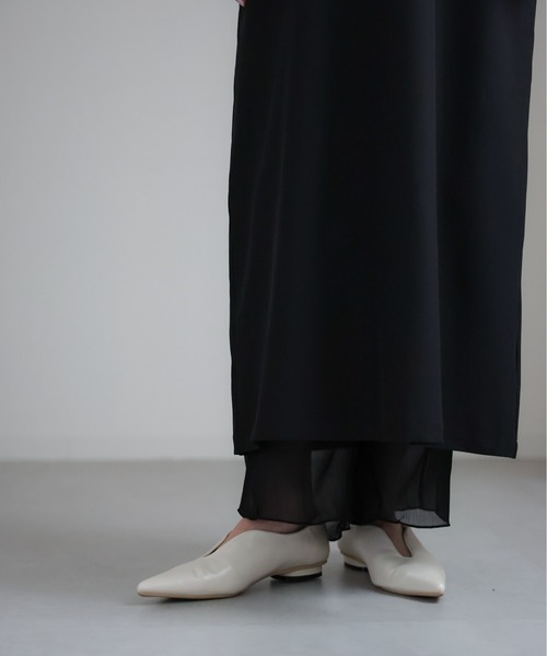 sakishimatokyo（サキシマトーキョー）の「シアーパンツ（その他パンツ・レディース・ブラック/ライトグレー/ネイビー/ライトパープル・FREE）」の12枚目の写真