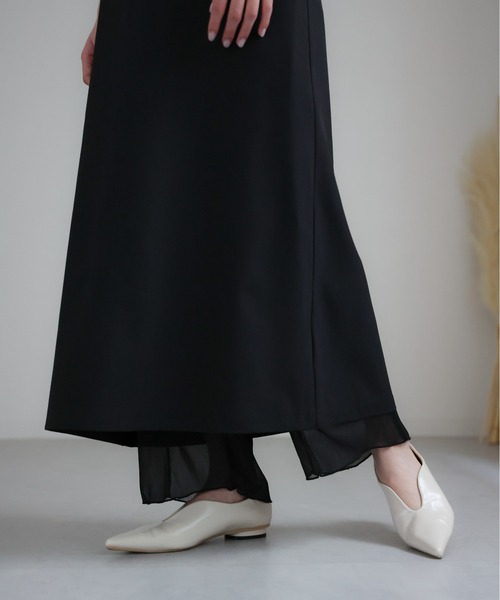 sakishimatokyo（サキシマトーキョー）の「シアーパンツ（その他パンツ・レディース・ブラック/ライトグレー/ネイビー/ライトパープル・FREE）」の20枚目の写真