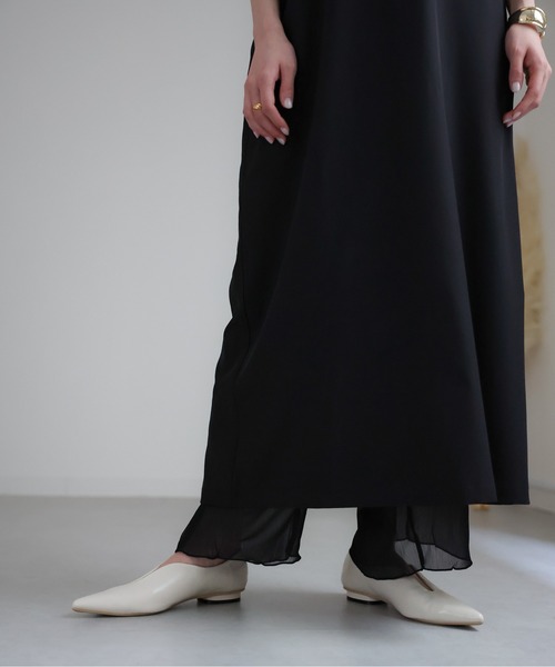 sakishimatokyo（サキシマトーキョー）の「シアーパンツ（その他パンツ・レディース・ブラック/ライトグレー/ネイビー/ライトパープル・FREE）」の6枚目の写真