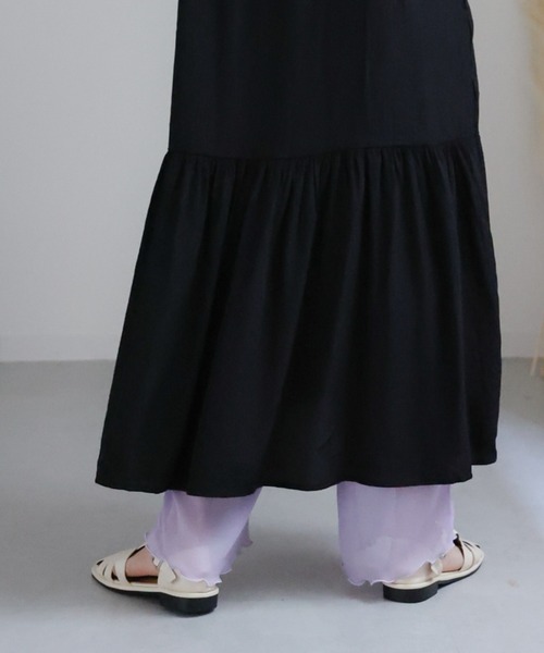 sakishimatokyo（サキシマトーキョー）の「シアーパンツ（その他パンツ・レディース・ブラック/ライトグレー/ネイビー/ライトパープル・FREE）」の9枚目の写真