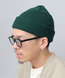 Basiquenti（ベーシックエンティ）の「アクリル ワッフル ニットワッチ（ニットキャップ/ビーニー）」