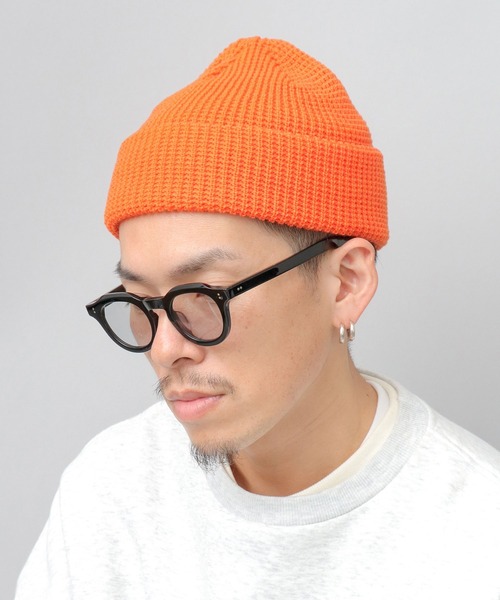 アクリル ワッフル ニットワッチ（ニットキャップ/ビーニー