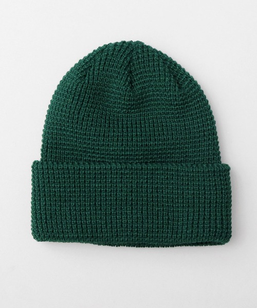 Basiquenti（ベーシックエンティ）の「アクリル ワッフル ニットワッチ（ニットキャップ/ビーニー・メンズ・イエロー/オレンジ/ベージュ/グリーン/ブラック/オフホワイト/グレー・FREE）」の16枚目の写真