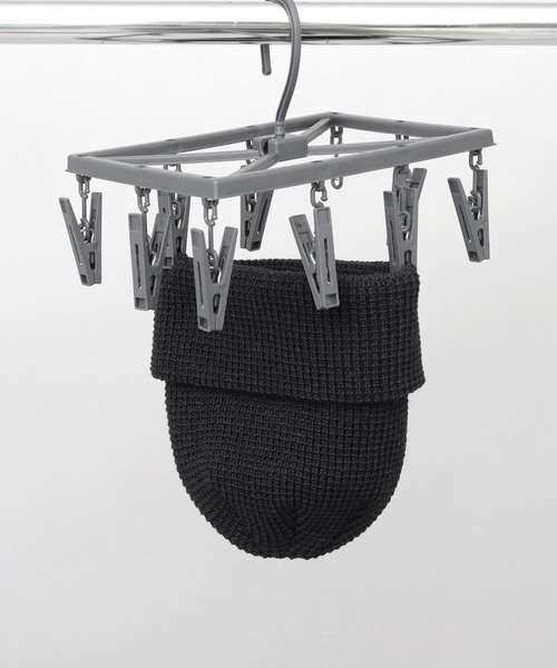 Basiquenti（ベーシックエンティ）の「アクリル ワッフル ニットワッチ（ニットキャップ/ビーニー・メンズ・イエロー/オレンジ/ベージュ/グリーン/ブラック/オフホワイト/グレー・FREE）」の22枚目の写真