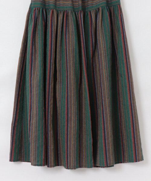 DOUBLE NAME（ダブルネーム）の「マルチ切り替えギャザースカート（スカート・レディース・グリーン/オレンジ・FREE）」の6枚目の写真