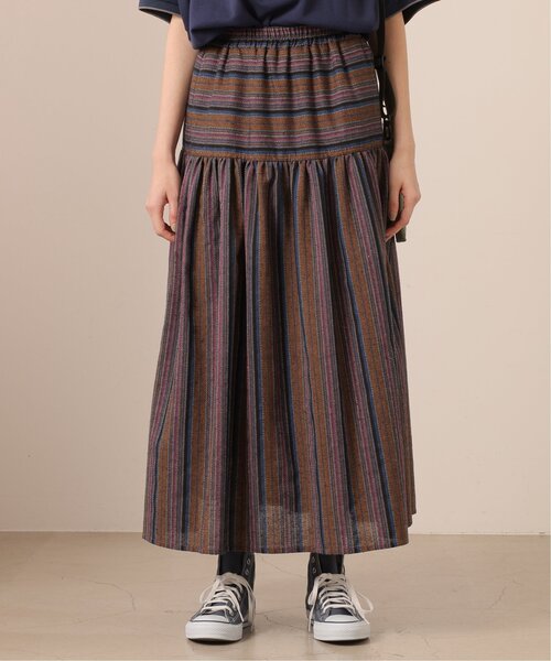 DOUBLE NAME（ダブルネーム）の「マルチ切り替えギャザースカート（スカート・レディース・グリーン/オレンジ・FREE）」の13枚目の写真