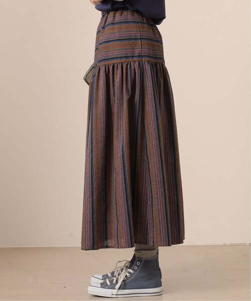 DOUBLE NAME（ダブルネーム）の「マルチ切り替えギャザースカート（スカート・レディース・グリーン/オレンジ・FREE）」の14枚目の写真