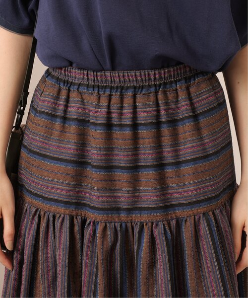 DOUBLE NAME（ダブルネーム）の「マルチ切り替えギャザースカート（スカート・レディース・グリーン/オレンジ・FREE）」の16枚目の写真