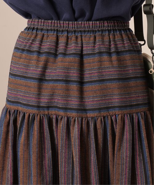 DOUBLE NAME（ダブルネーム）の「マルチ切り替えギャザースカート（スカート・レディース・グリーン/オレンジ・FREE）」の17枚目の写真