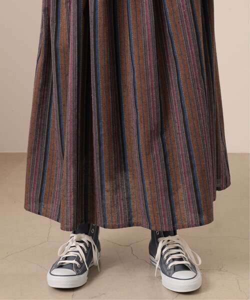 DOUBLE NAME（ダブルネーム）の「マルチ切り替えギャザースカート（スカート・レディース・グリーン/オレンジ・FREE）」の18枚目の写真