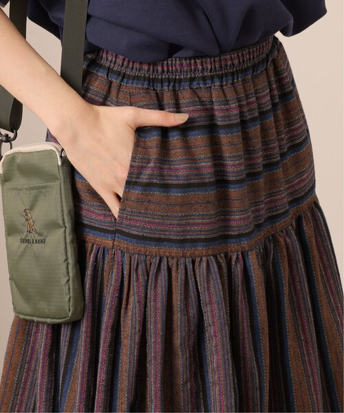 DOUBLE NAME（ダブルネーム）の「マルチ切り替えギャザースカート（スカート・レディース・グリーン/オレンジ・FREE）」の19枚目の写真