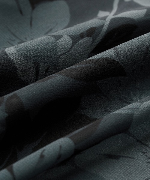 JUNRED（ジュンレッド）の「シアーフラワープリントドルマンシャツ（シャツ/ブラウス・メンズ・チャコールグレー/ネイビー/パープル・L/M/S）」の8枚目の写真