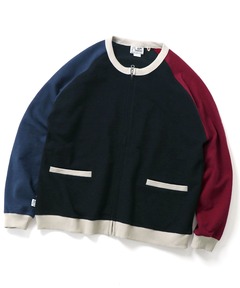 10.4ozブロックインレージップカーディガン