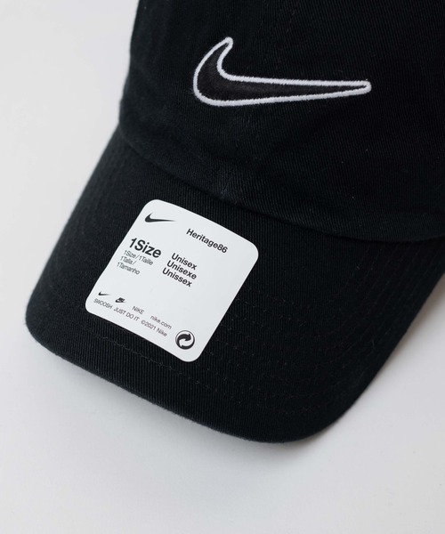 NIKE（ナイキ）の「WEGO/【WEB限定】NIKE H86 エッセンシャル　スウォッシュ　キャップ（キャップ・メンズ・ホワイト/ブラック・FREE）」の5枚目の写真