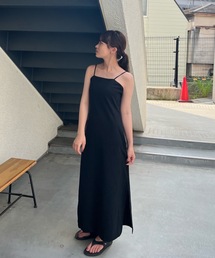 カップ付きキャミワンピース