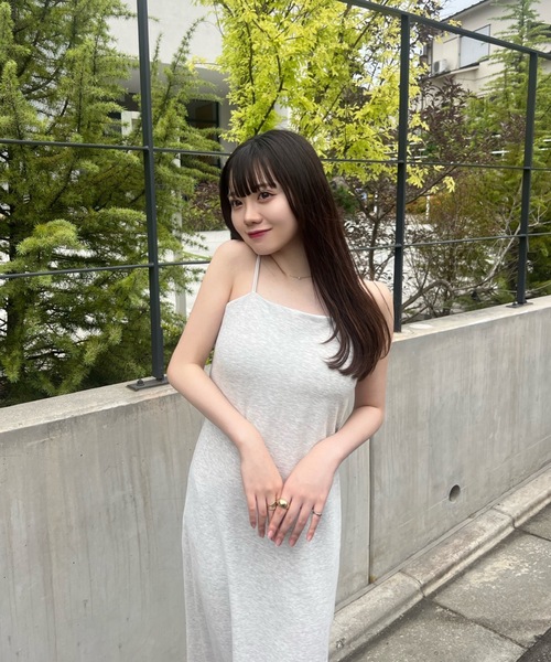 shesame(シーセム)の「カップ付きキャミワンピース(ワンピース・レディース・ブラック/ピンク/グリーン/オートミール・フリー)」の17枚目の写真