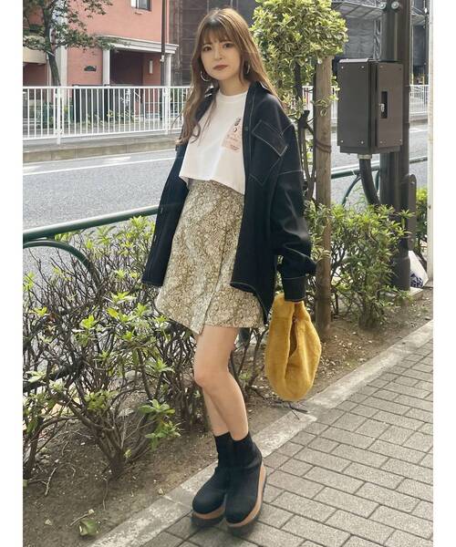 MURUA（ムルーア）の「フェイクファーミニバッグ（ハンドバッグ・レディース・マスタード/カーキ・FREE）」の5枚目の写真