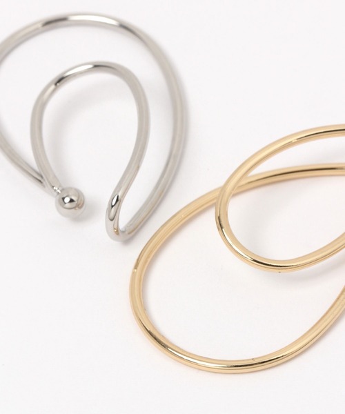 LAKOLE（ラコレ）の「ダブルスリムラインイヤーカフ / 964411（イヤーカフ・レディース・その他1/その他2・FREE）」の3枚目の写真