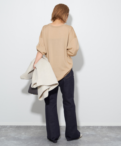 plage（プラージュ）の「Fine Gauge Vネックニット（ニット/セーター